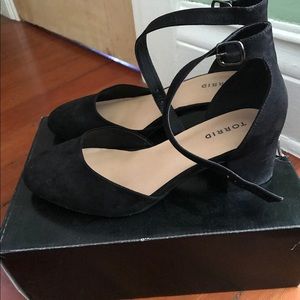 Torrid size 11 Black block heels